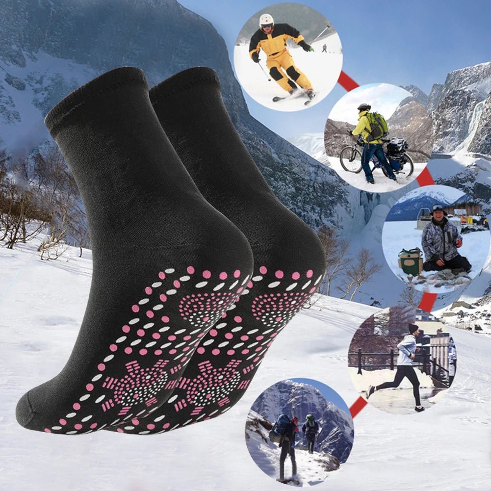 Self-Heating Magnetic Therapy Socks for Pain Relief - Unisex - silverfoxgoods
